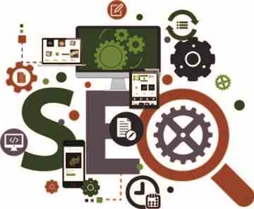 SEO Tools being represented by gears and icons of devices and capabilities
