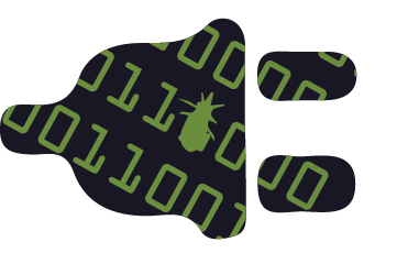 Buggy plugin Buggy plugin shown as a bug crawling over a binary plug