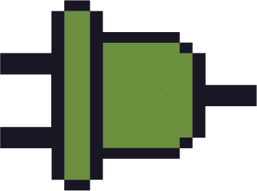 Outdated plugin Outdated plugin represented by a pixelated plug